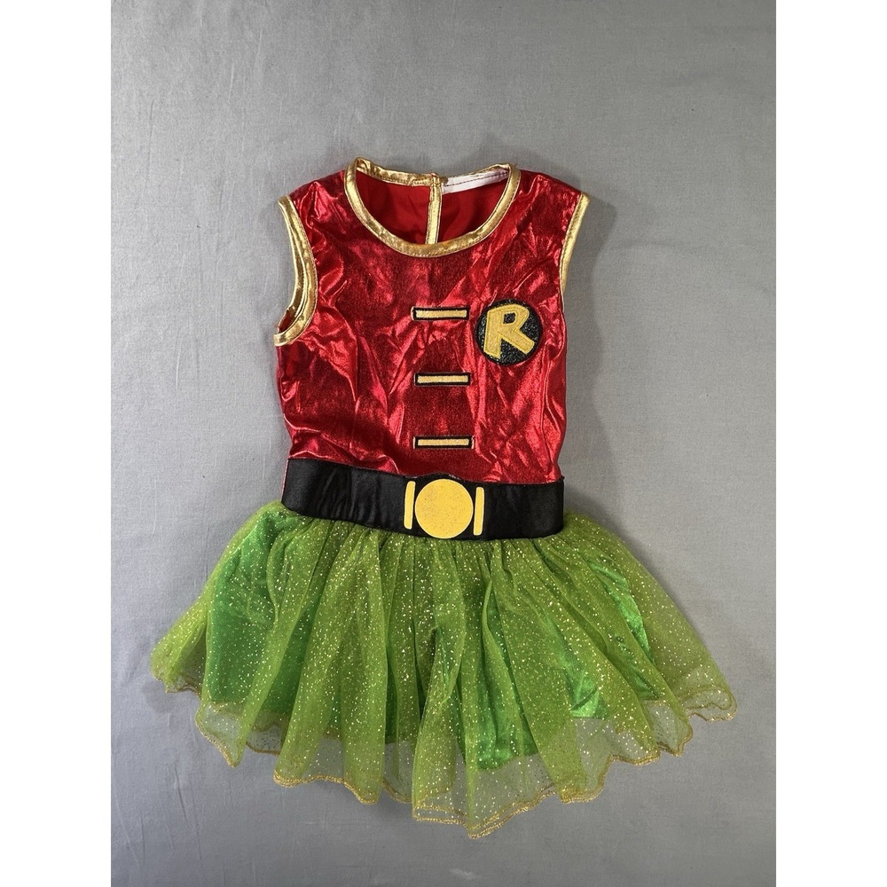 Robin Tutu Superhero Halloween Costume Girls 2T Mask &‎ Cape Not Included Batman